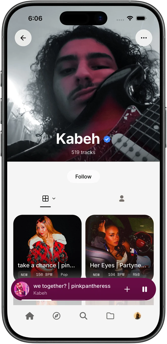 Discover producers and explore their tracks