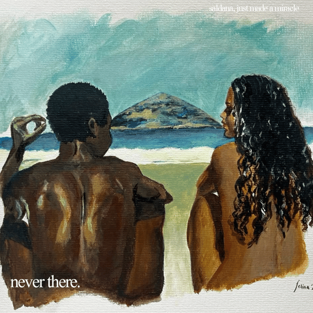 never there.